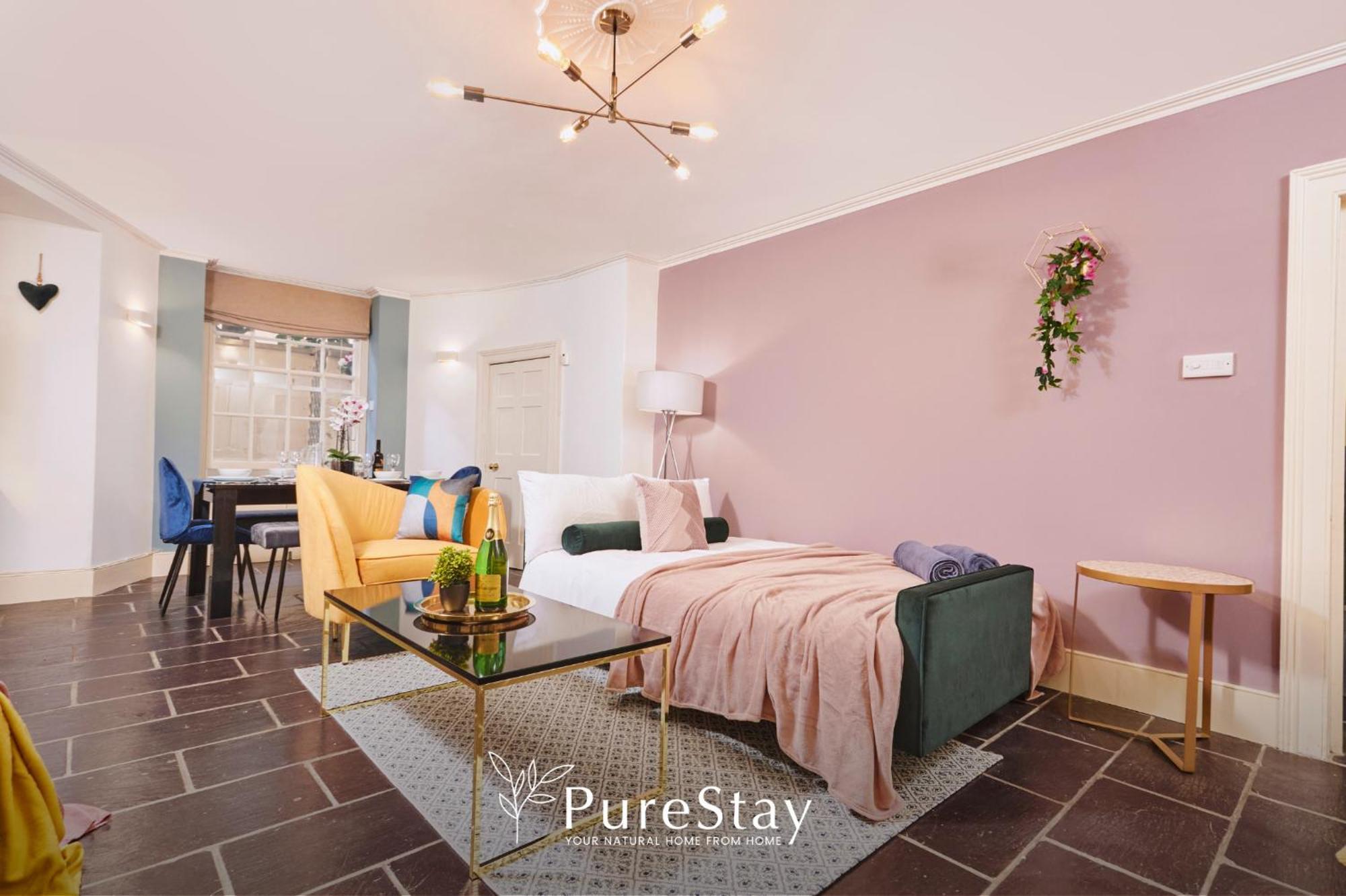 Beautiful 2Bedroom 4 Actual Beds House With Wifi By Purestay Bath Buitenkant foto